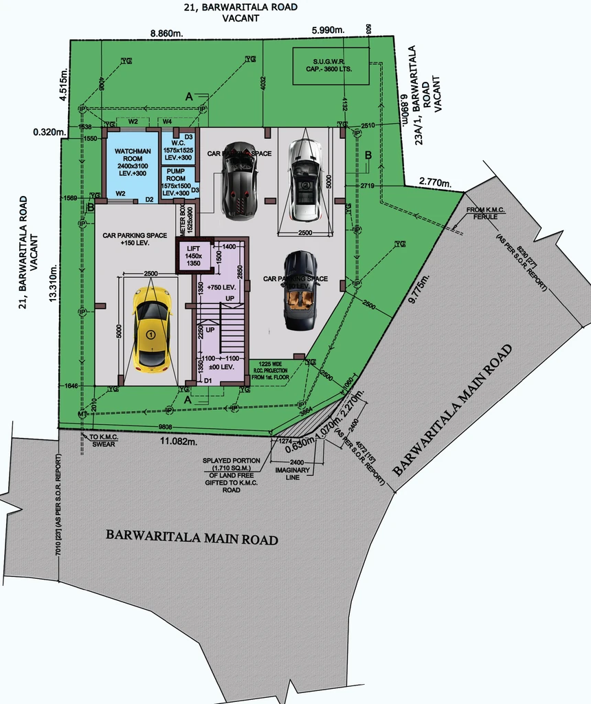 Master Plan of Ajmir Uttariya in Beleghata, Kolkata - Image 380166