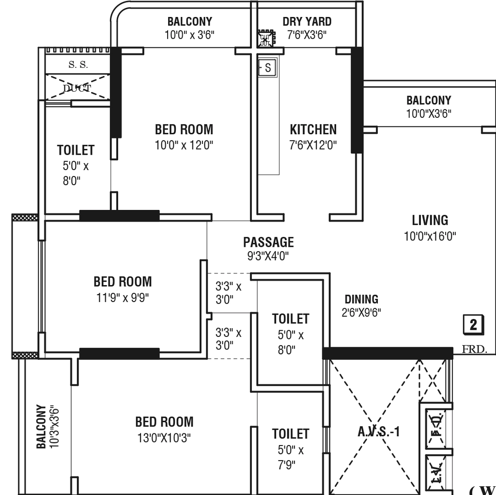 3 BHK Flat in Deraiya Luxurio in Kurla West, Mumbai - Image 907821