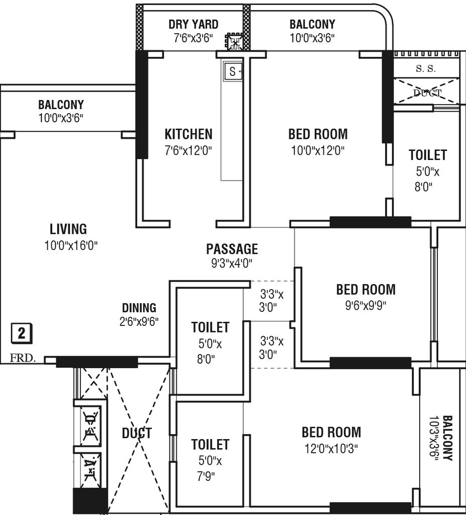 3 BHK Flat in Deraiya Luxurio in Kurla West, Mumbai - Image 907820