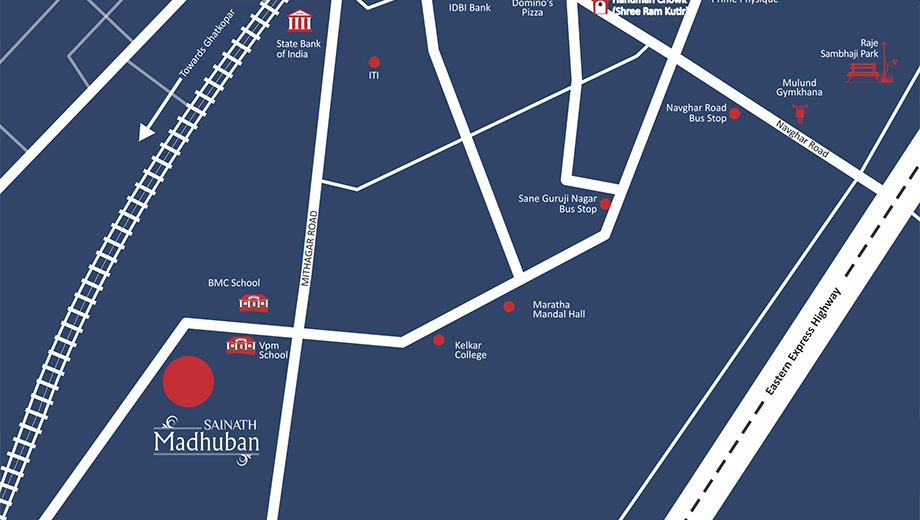 Location of Sainath Madhuban - Image 381203