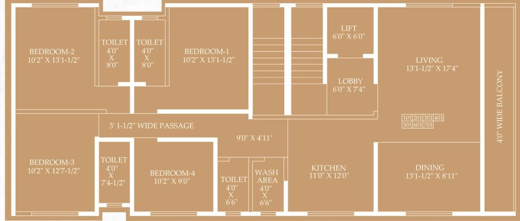 4 BHK Flat in Navkar Nova Exotica in Palghar, Palghar - Image 907831