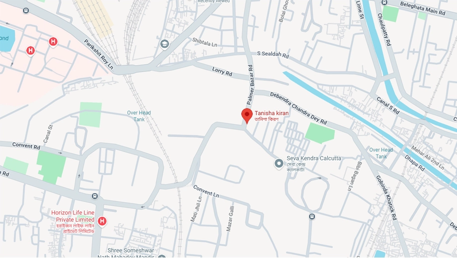Location of Tanisha Kiran in Beleghata, Kolkata - Image 381539