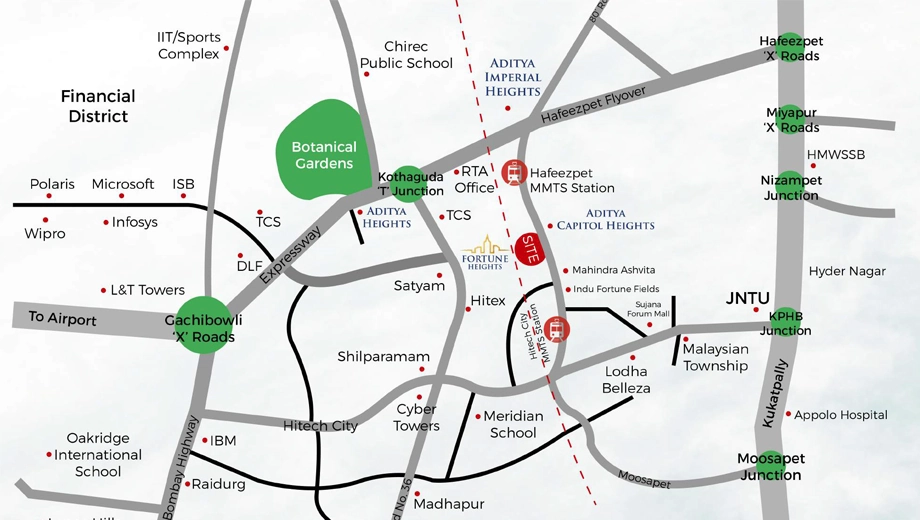 Location of Sri Sindhus Fortune Heights - Image 380554