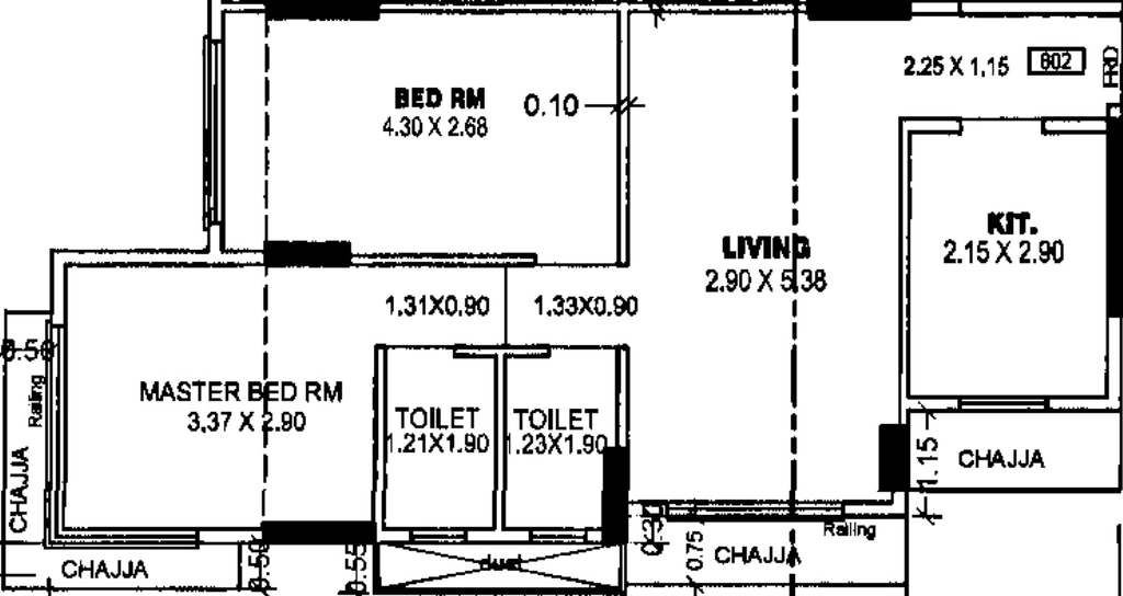 2 BHK Flat in Metro Giriraj Apartment in Mulund West, Mumbai - Image 910720