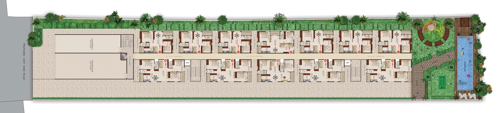 Master Plan of SV PR Greenview in Gachibowli, Hyderabad - Image 380564