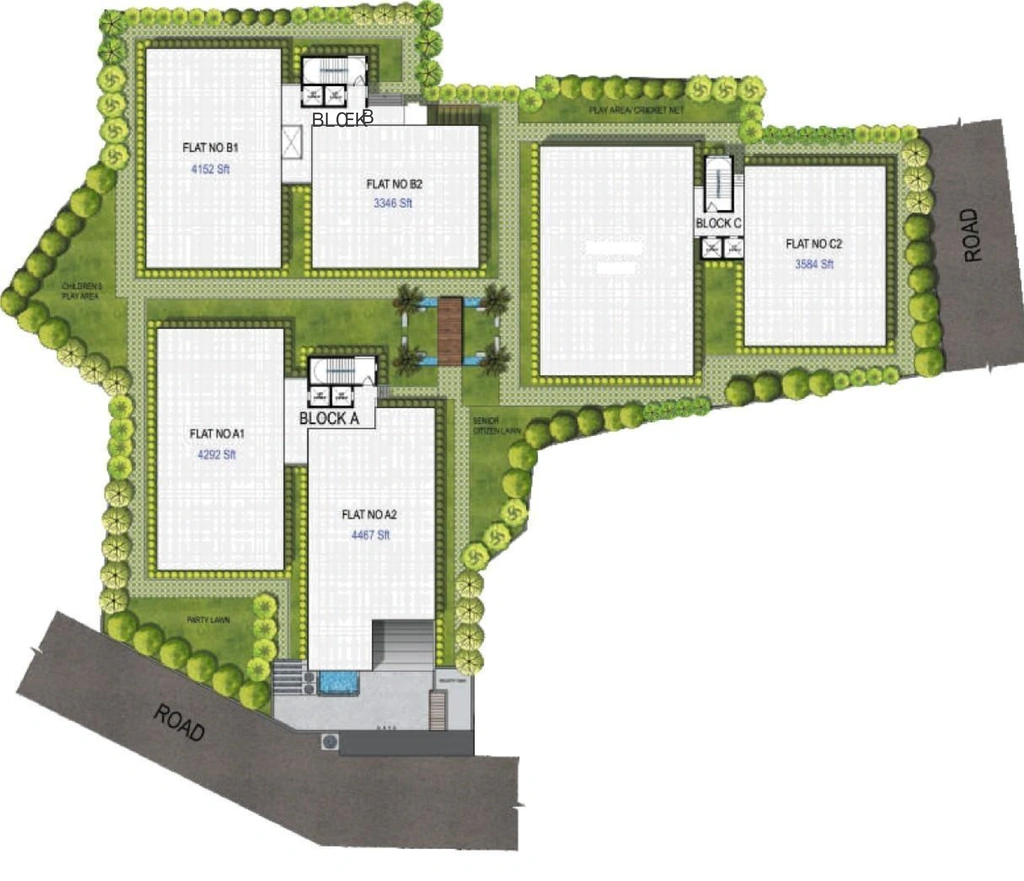 Master Plan of Trendset Marigold in Banjara Hills, Hyderabad - Image 380575