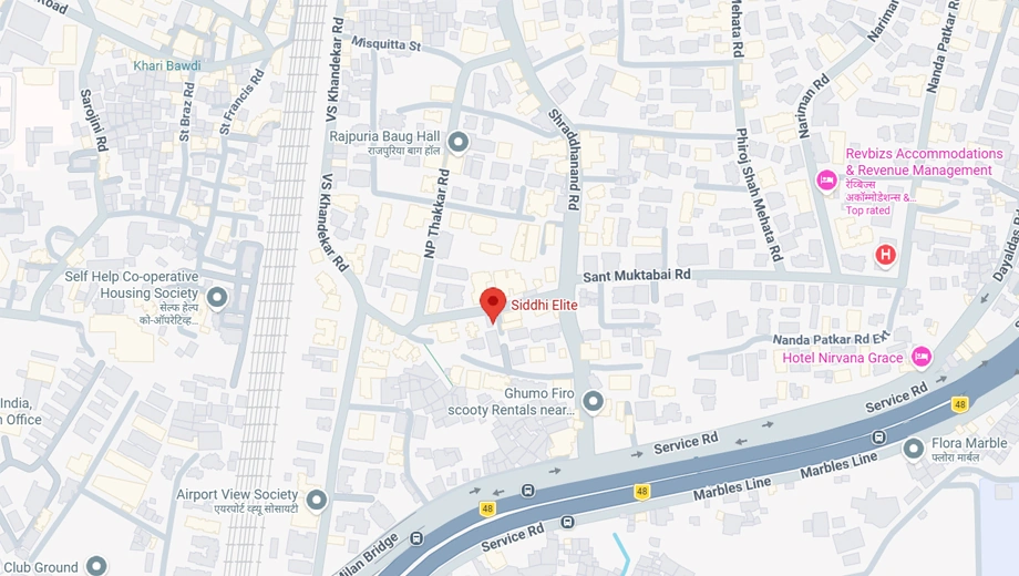 Location of Siddhi Elite in Vile Parle East, Mumbai - Image 379639