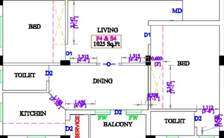 2 BHK Flat in Sri Navrang in Chromepet, Chennai - Image 907833