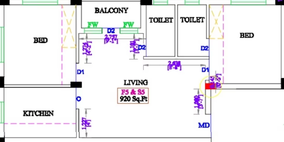 2 BHK Flat in Sri Navrang in Chromepet, Chennai - Image 907832