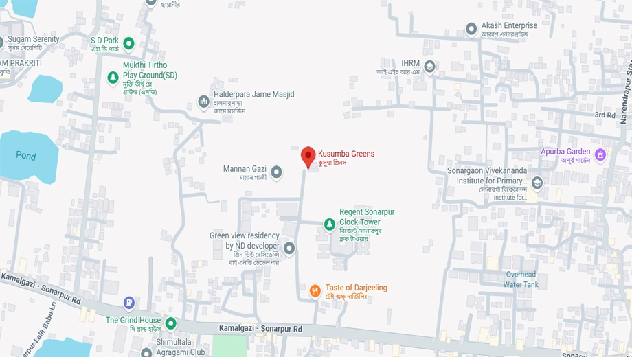 Location of Pacheria Kusumba Greens in Sonarpur, Kolkata - Image 381386