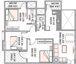 2.5 BHK Flat in Raj Homes in Gotal Pajri, Nagpur - Image 917589