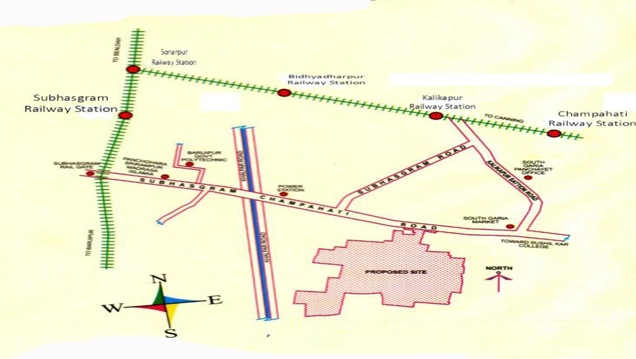 Location of Debanshi Preetico Residency - Image 381369