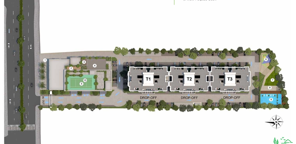 Master Plan of Godrej Hillside 2 in Mahalunge, Pune - Image 381278