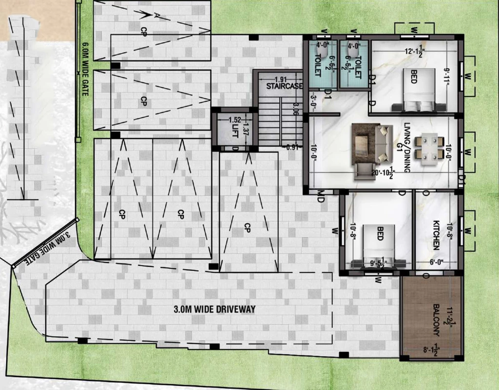 Master Plan of GK Sai Shree in Puzhuthivakkam, Chennai - Image 379661