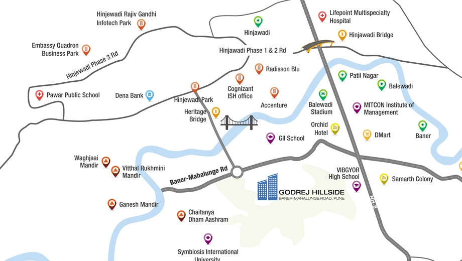 Location of Godrej Hillside 1 - Image 381273