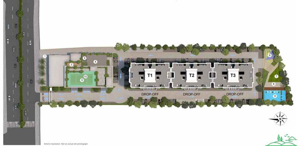 Master Plan of Godrej Hillside 1 in Mahalunge, Pune - Image 381272