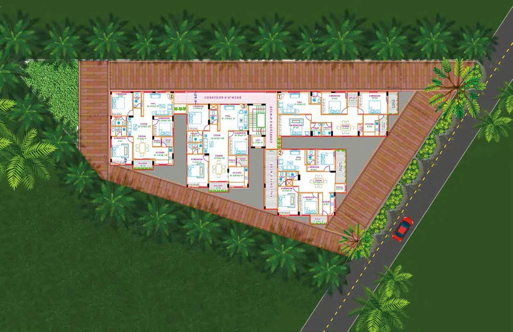 Master Plan of Venkat Gitaanjali Sanjeevini in Kondapur, Hyderabad - Image 380598