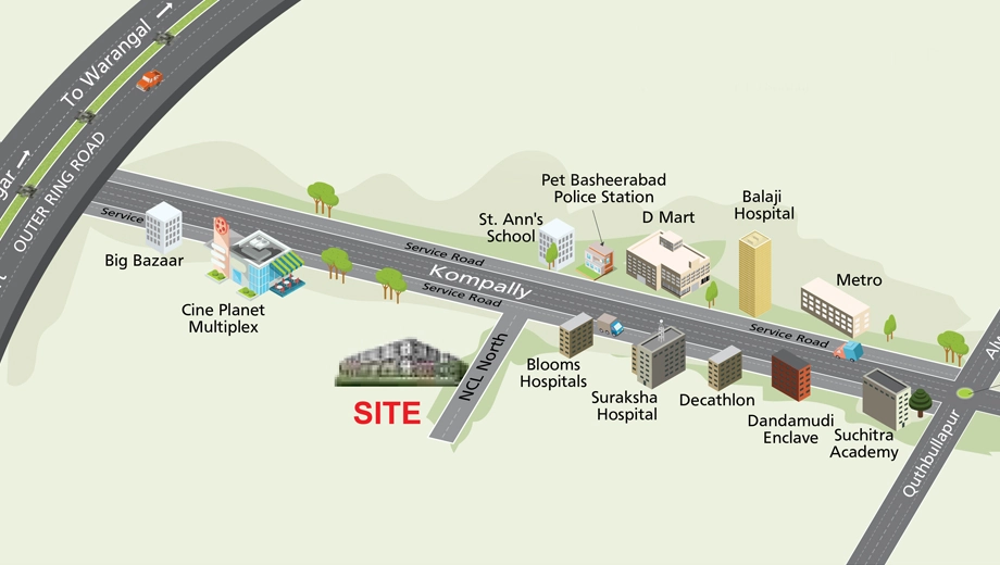 Location of Vision Cascade Greens - Image 380660