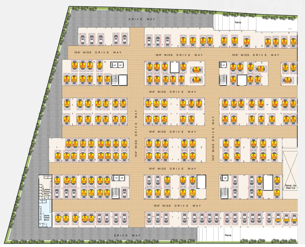 Master Plan of Vision Cascade Greens in Kompally, Hyderabad - Image 380658