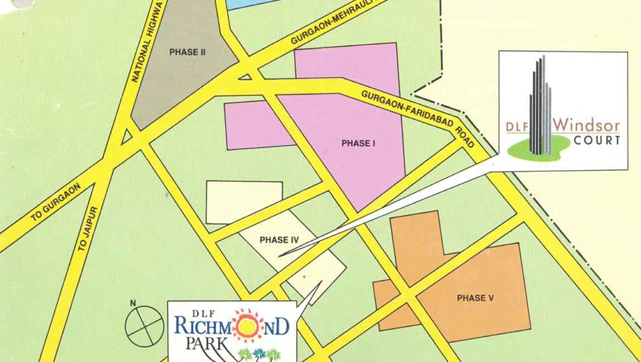 Location of DLF Windsor Court - Image 380492