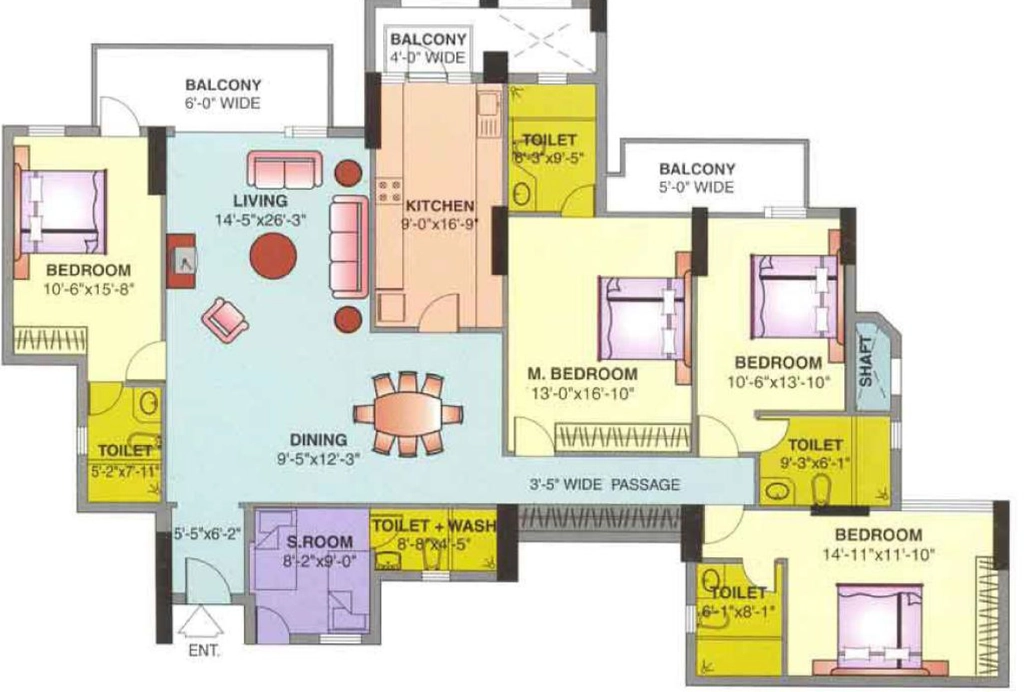 4 BHK Flat in DLF The Icon in DLF Phase 5, Gurgaon - Image 908240