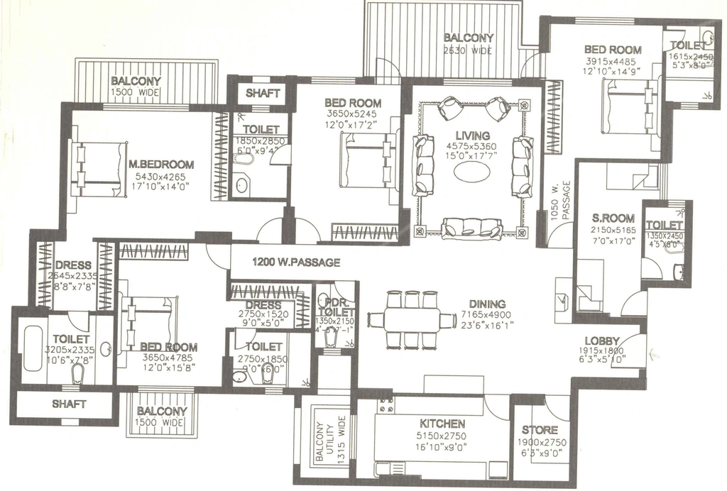 4 BHK Flat in DLF The Summit in Sector 54, Gurgaon - Image 908242
