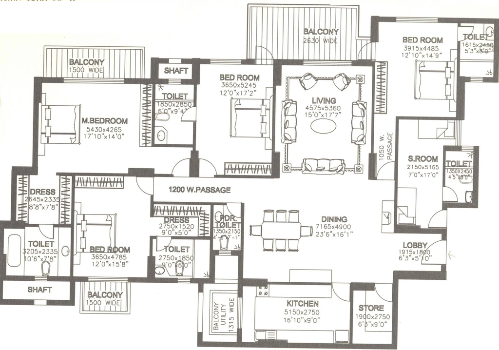 4 BHK Flat in DLF The Summit in Sector 54, Gurgaon - Image 908243