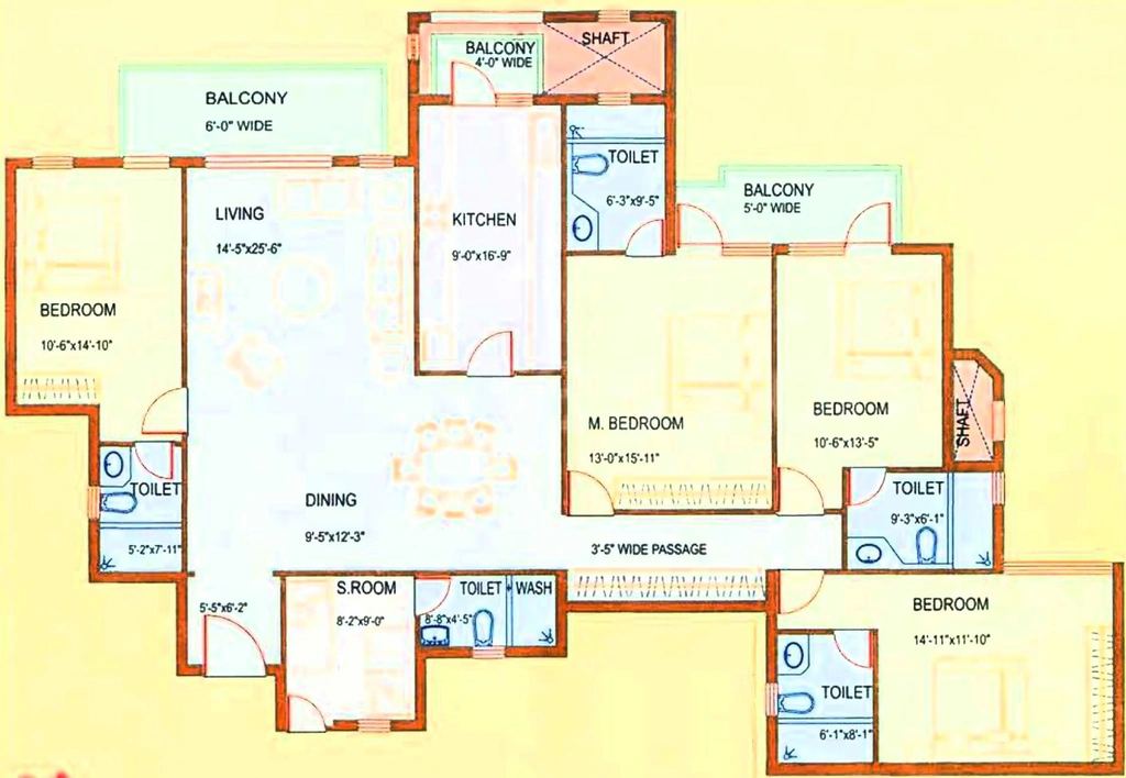 4 BHK Flat in DLF Westend Heights in DLF Phase 5, Gurgaon - Image 908247