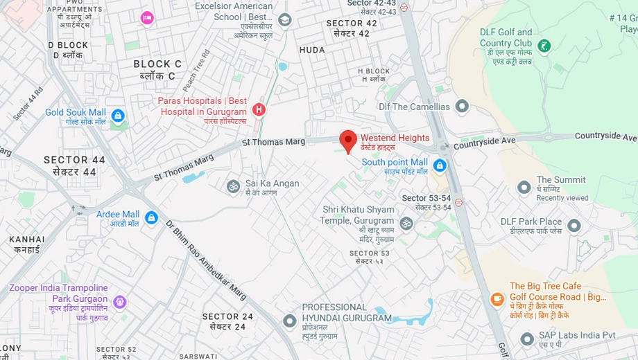 Location of DLF Westend Heights - Image 380483