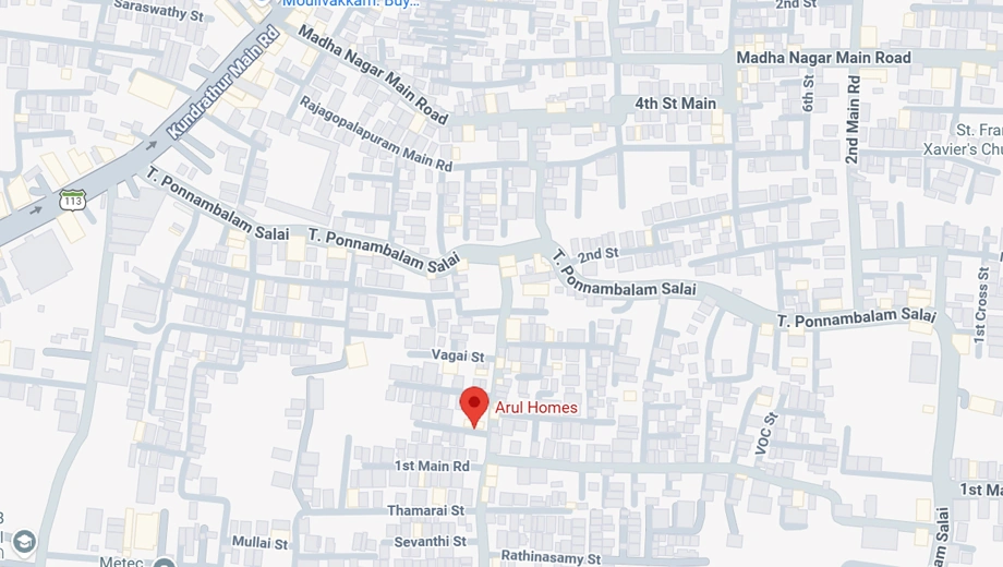 Location of Arul Homes Mithraa - Image 379745