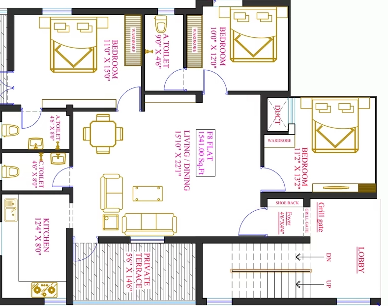 3 BHK Flat in Honour Krystal in Sithalapakkam, Chennai - Image 907938