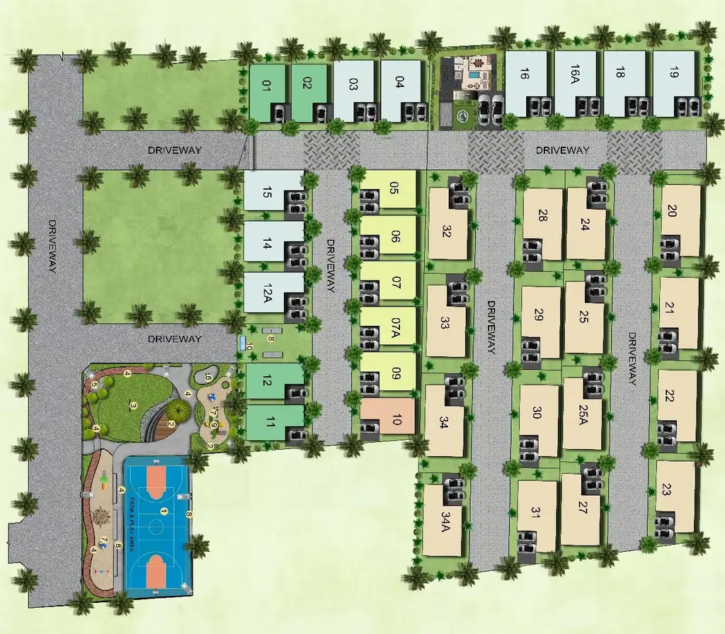 Master Plan of Felixa Sky Milano in Navalur, Chennai - Image 379768
