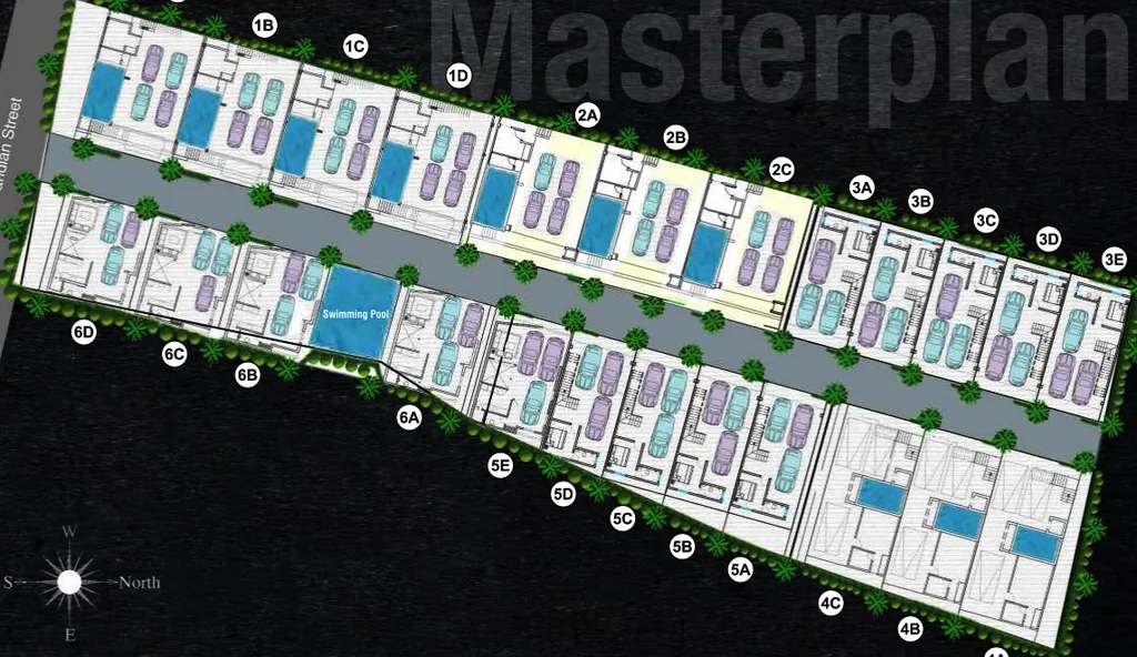 Master Plan of Endee Aura Villa in Neelankarai, Chennai - Image 379785