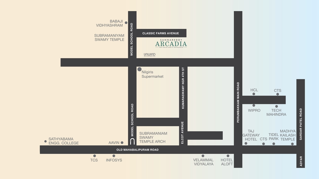 Location of Sanna Reddy Arcadia - Image 379824