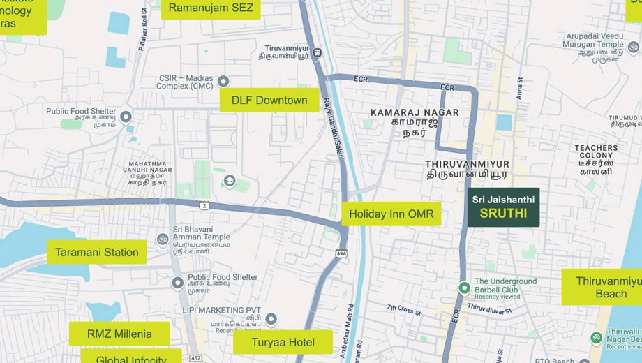 Location of Sri Jaishanthi Sruthi - Image 379838