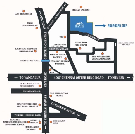 Location of Revathi Dream Homes - Image 379869