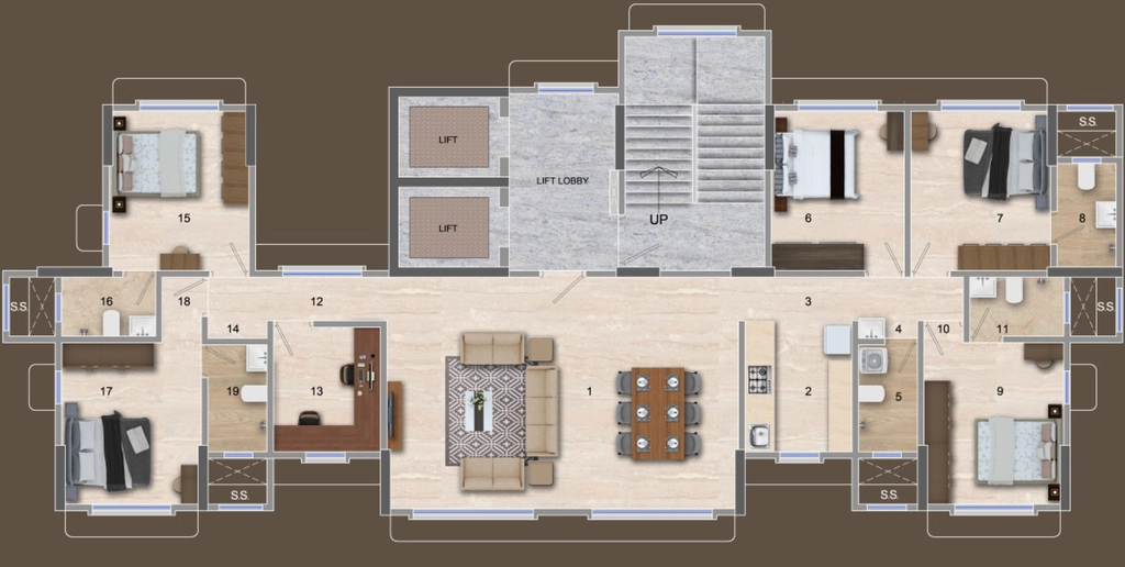 4 BHK Flat in Horizon Garden View in Mulund West, Mumbai - Image 908824