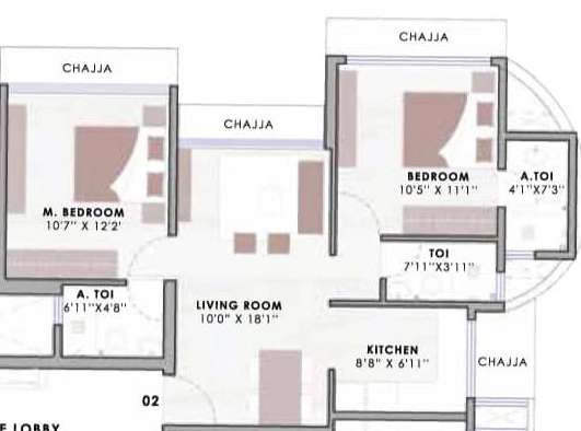 2 BHK Flat in Morarji Gala Avenue in Mulund West, Mumbai - Image 908832
