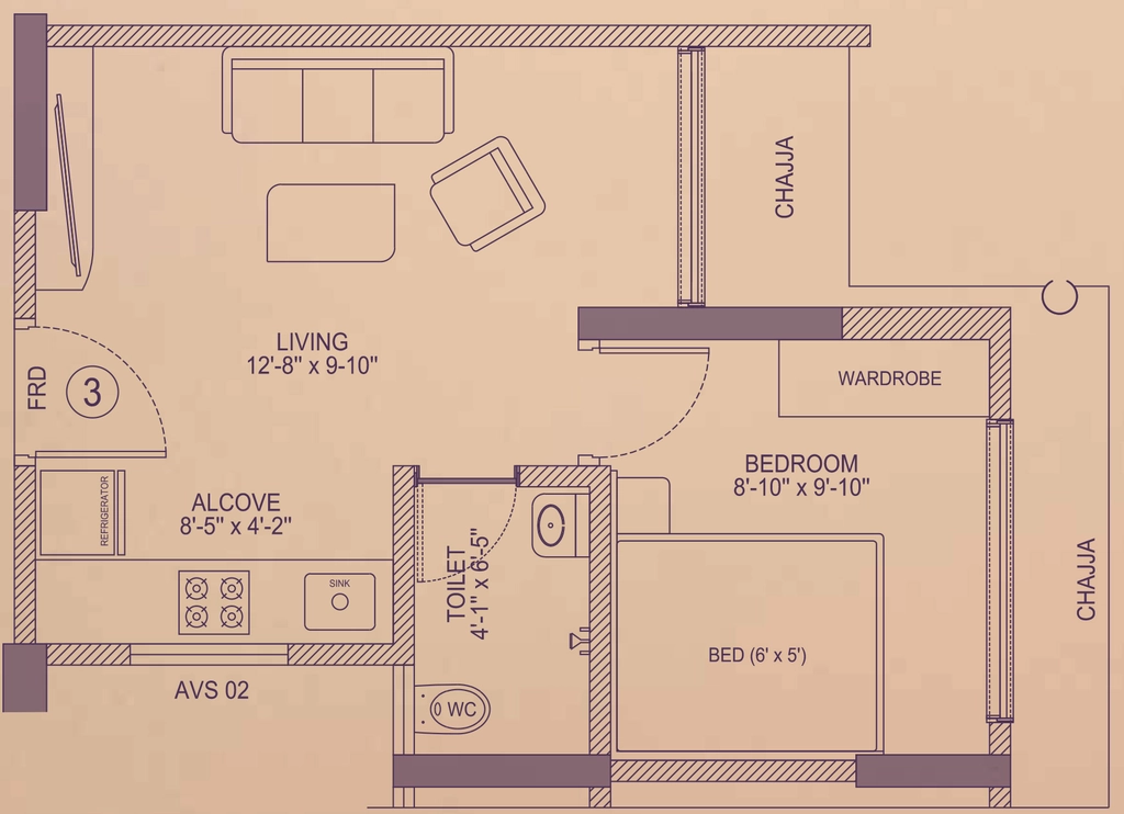 1 BHK Flat in Divya Jyot Rewa Estate in Mulund West, Mumbai - Image 908302