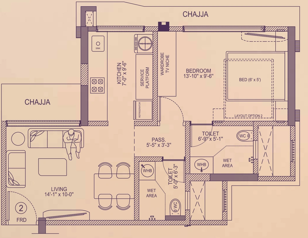 1 BHK Flat in Divya Jyot Rewa Estate in Mulund West, Mumbai - Image 908303