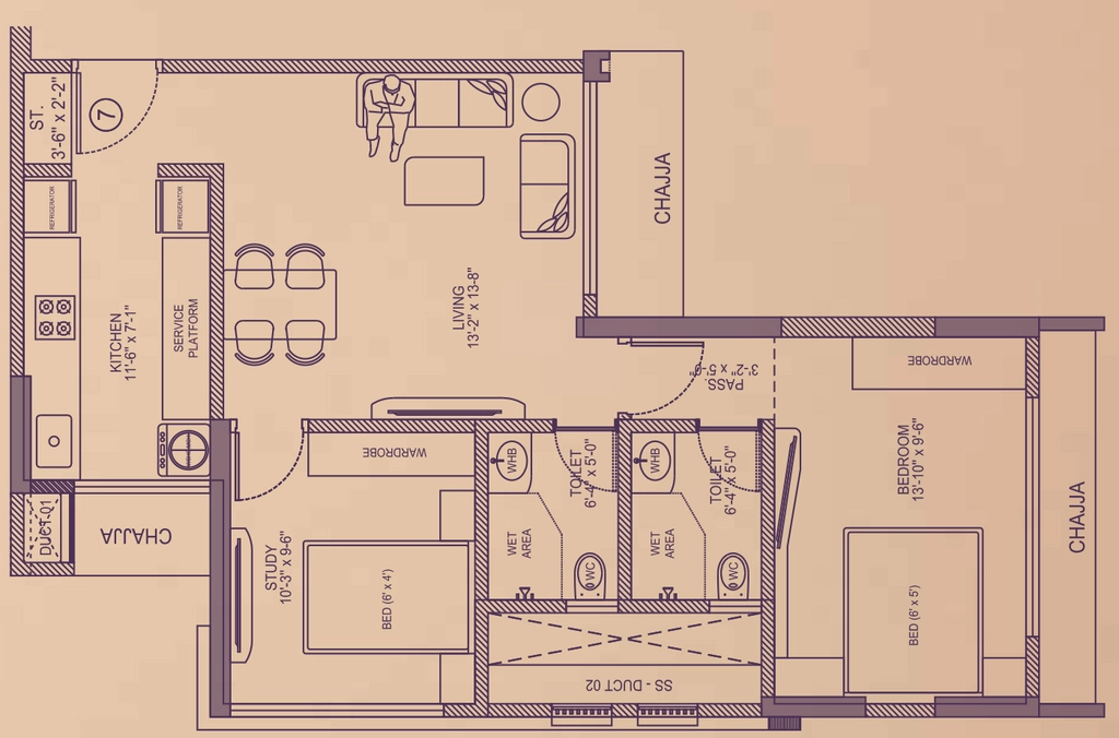 2 BHK Flat in Divya Jyot Rewa Estate in Mulund West, Mumbai - Image 908304