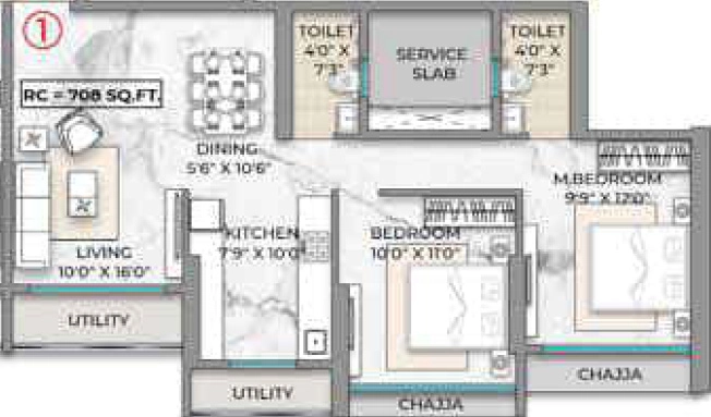 2 BHK Flat in Prem Arun in Mulund West, Mumbai - Image 908837