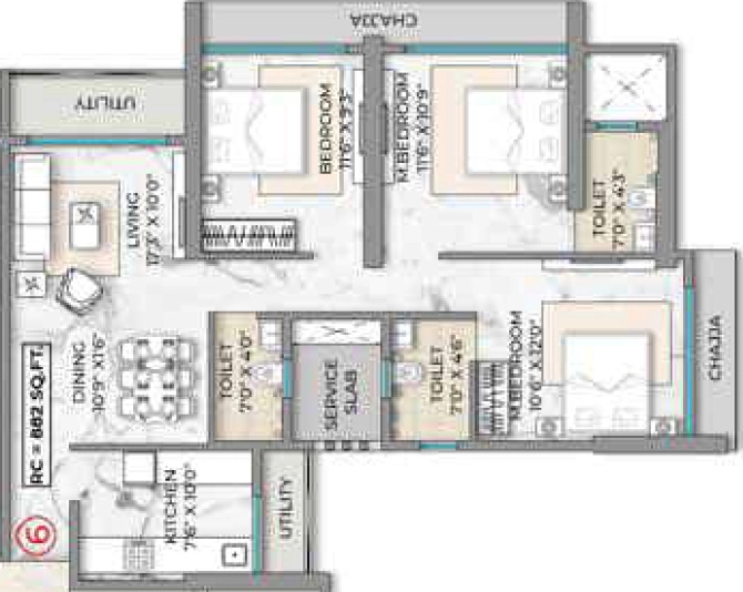 3 BHK Flat in Prem Arun in Mulund West, Mumbai - Image 908838