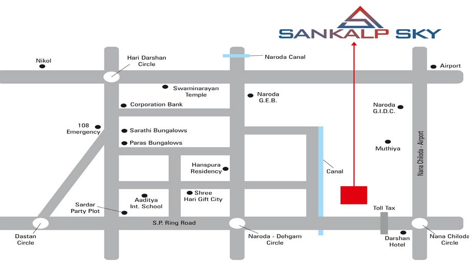 Location of Shree Sankalp Sky - Image 380403