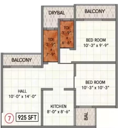 2 BHK Flat in Shivam Residency in Bhiwandi, Thane - Image 908698
