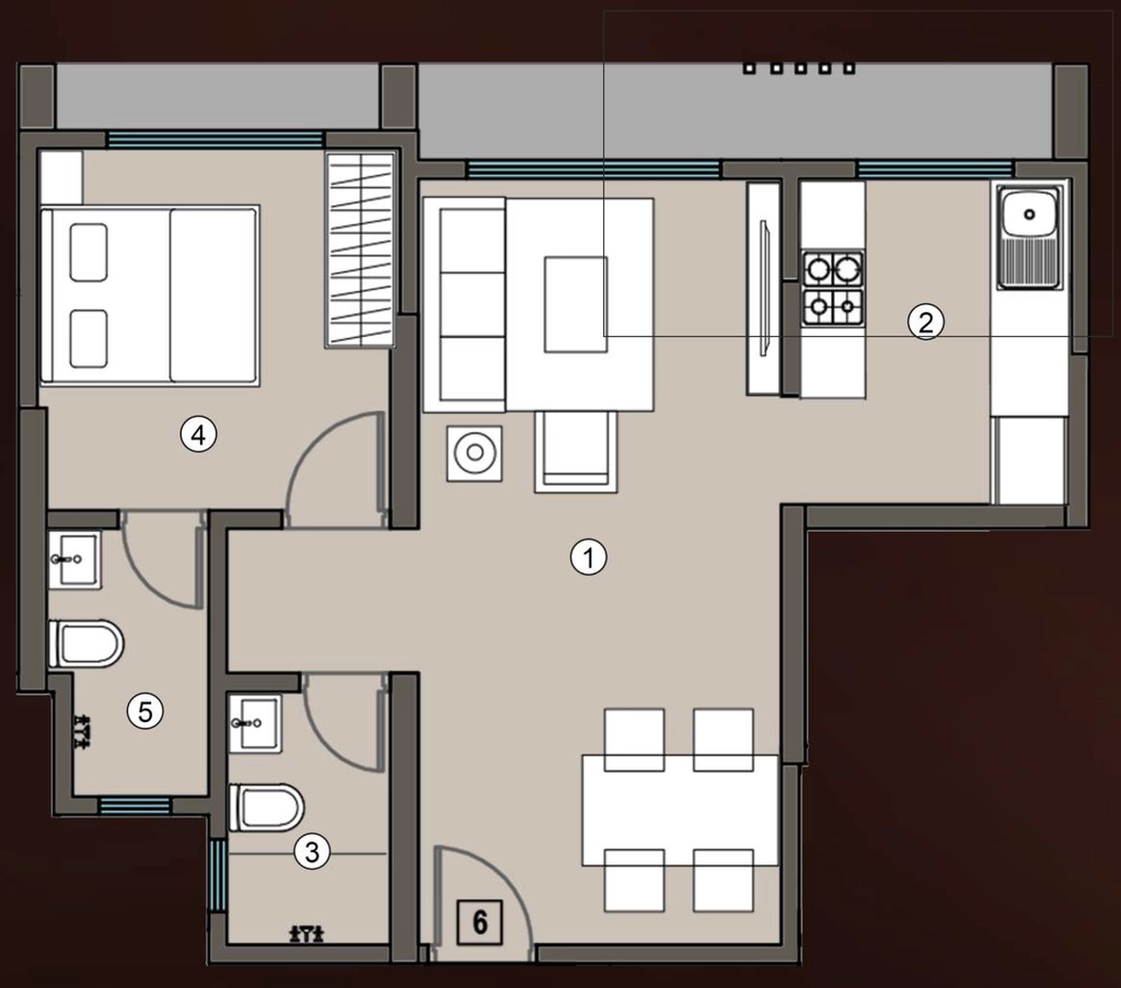 1 BHK Flat in Jaydeep One in Mulund East, Mumbai - Image 915087
