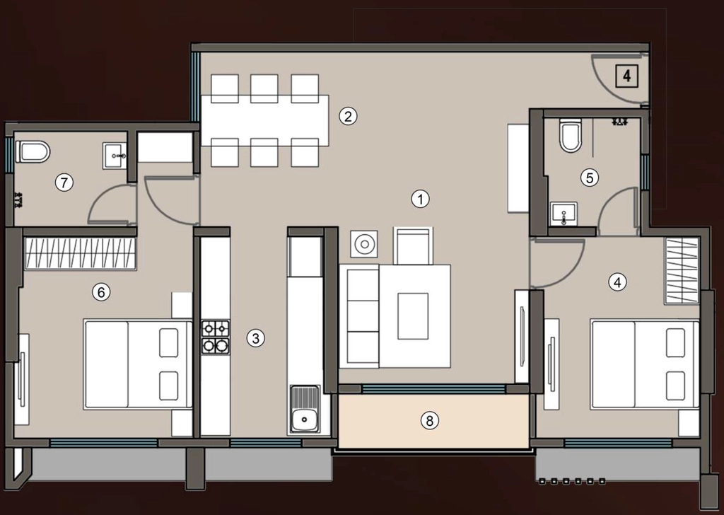 2 BHK Flat in Jaydeep One in Mulund East, Mumbai - Image 915090