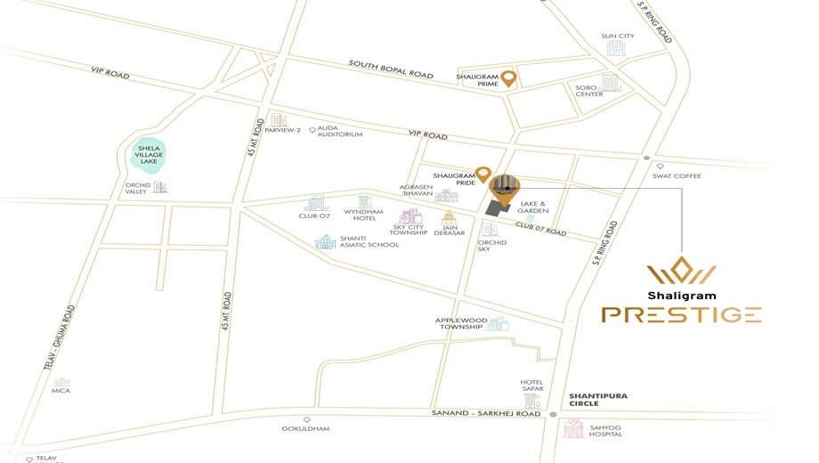 Location of Shaligram Prestige - Image 380399