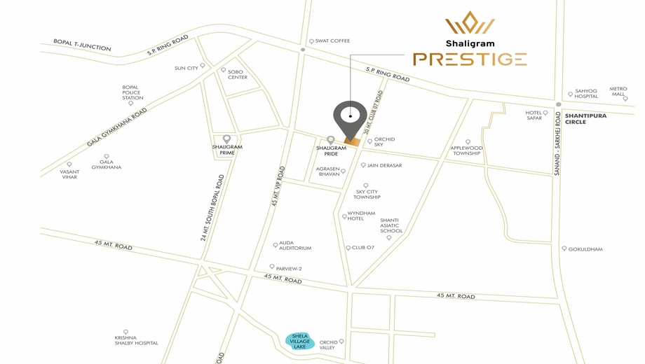 Location of Commercial Shaligram Prestige - Image 381235