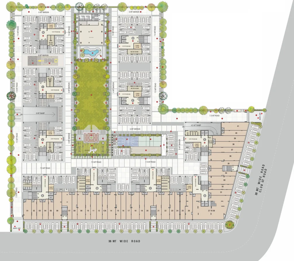 Master Plan of Commercial Shaligram Prestige in Shela, Ahmedabad - Image 381234